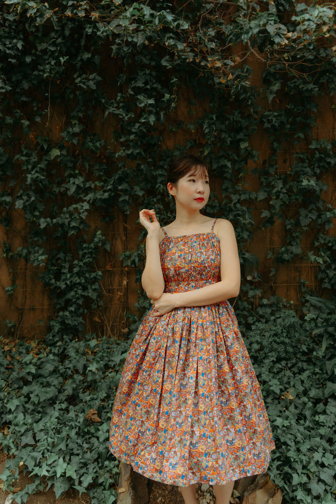 Winnie Swing Dress in Liberty London’s Chinese Opera (Pre-Order)