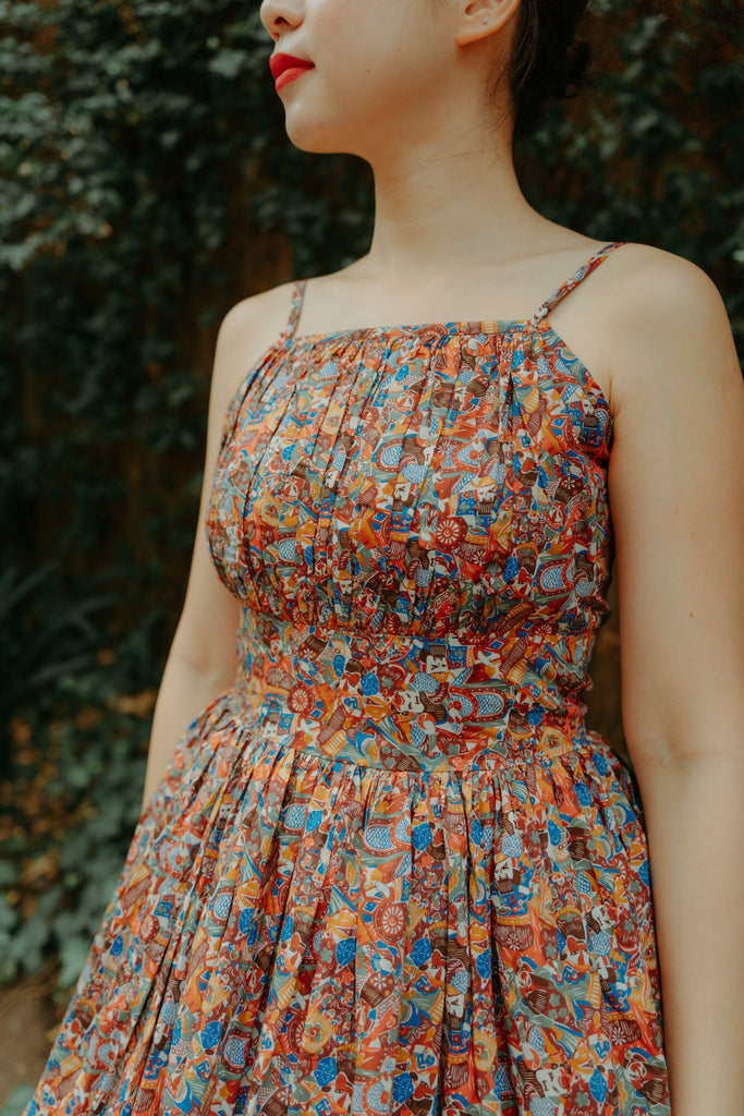 Winnie Swing Dress in Liberty London’s Chinese Opera (Pre-Order)