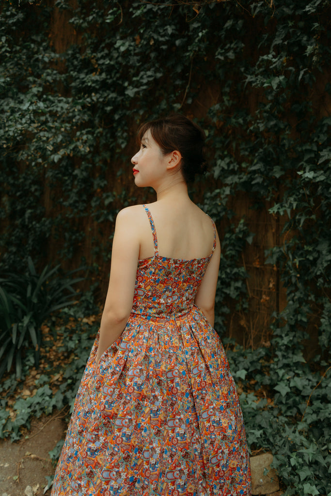 Winnie Swing Dress in Liberty London’s Chinese Opera (Pre-Order)