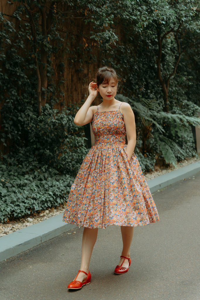Winnie Swing Dress in Liberty London’s Chinese Opera (Pre-Order)
