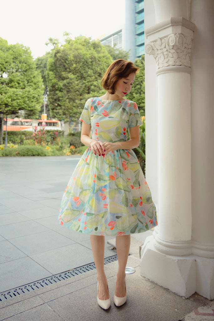 Esther Swing Dress in French Arts