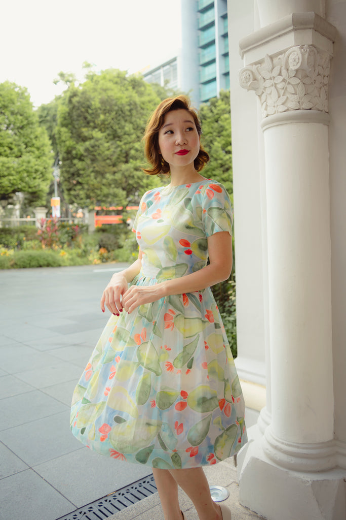 Esther Swing Dress in French Arts