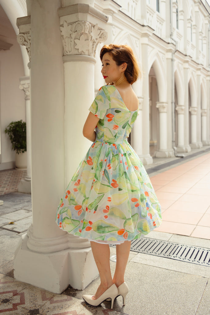 Esther Swing Dress in French Arts