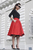 Audrey Swing Skirt In Red - Shopbluebelle - 2