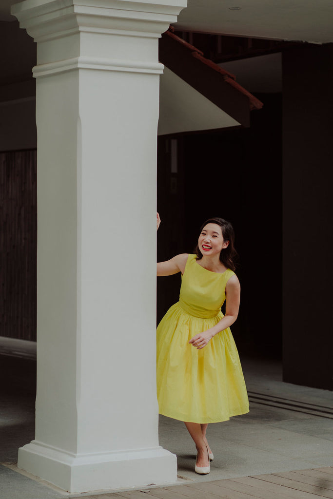 Diana Swing Dress in Buttercup