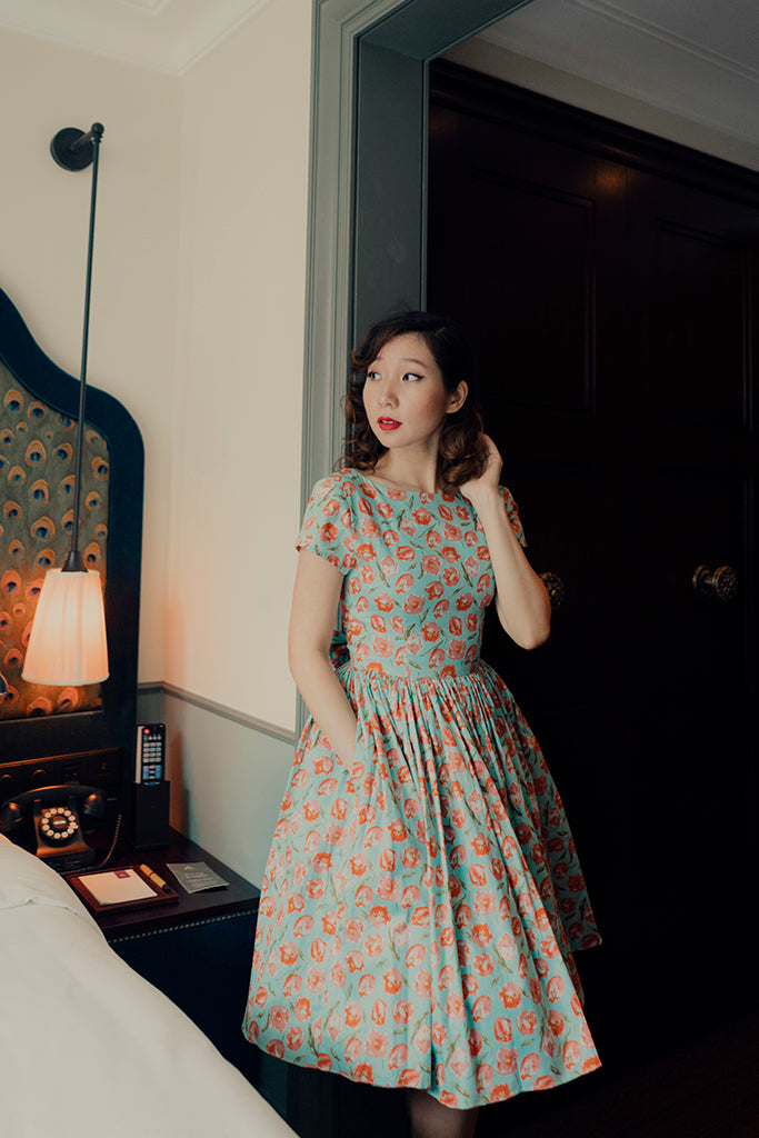 Lulu Belle Dress in Tulip