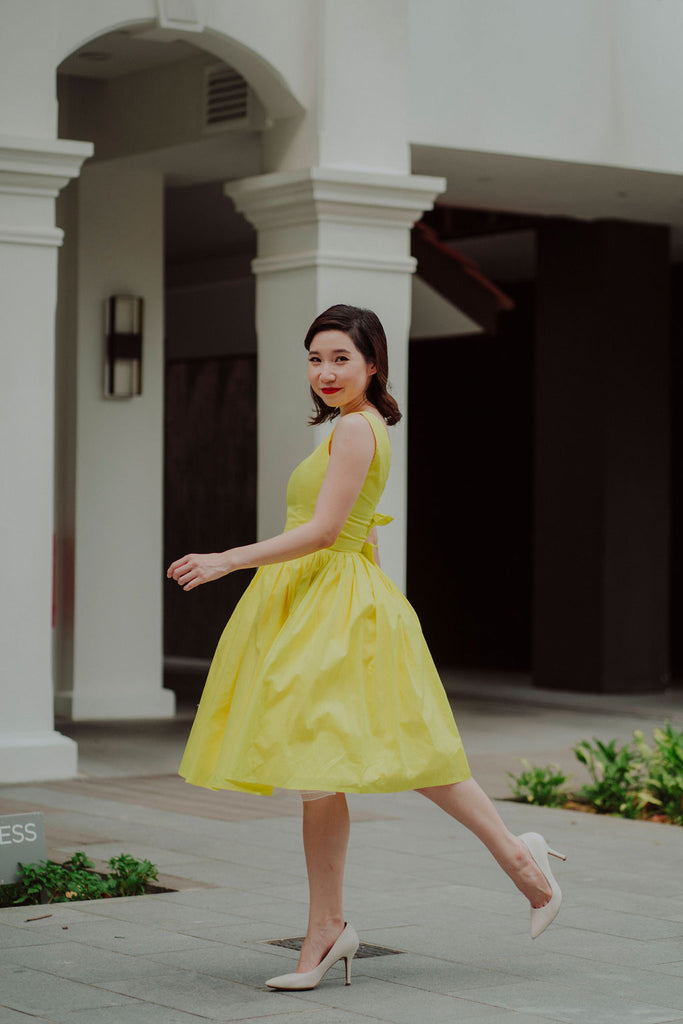 Diana Swing Dress in Buttercup