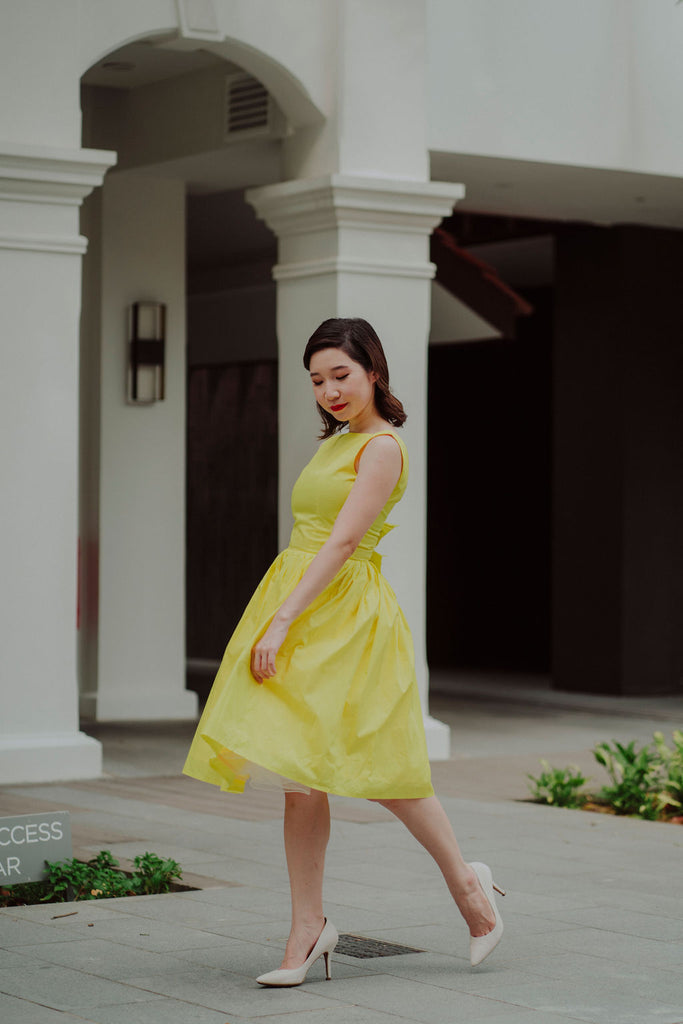 Diana Swing Dress in Buttercup