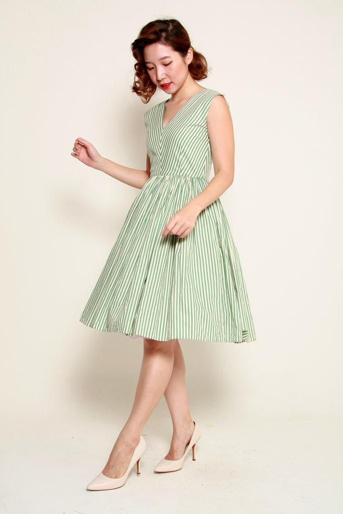 Kelly Swing Dress In Mint
