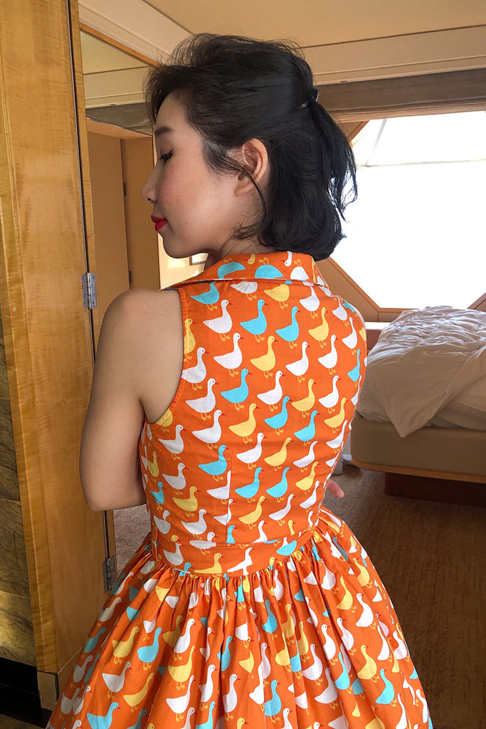 Betty Swing Dress in Huey