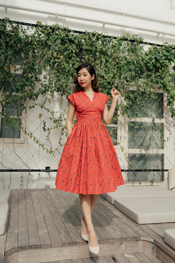 Red Retro Summer in 1947