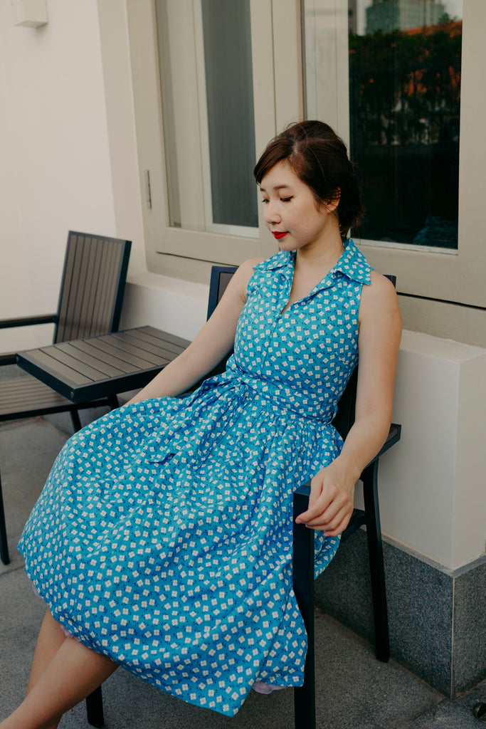 Betty Swing Dress in Pushing Daisies