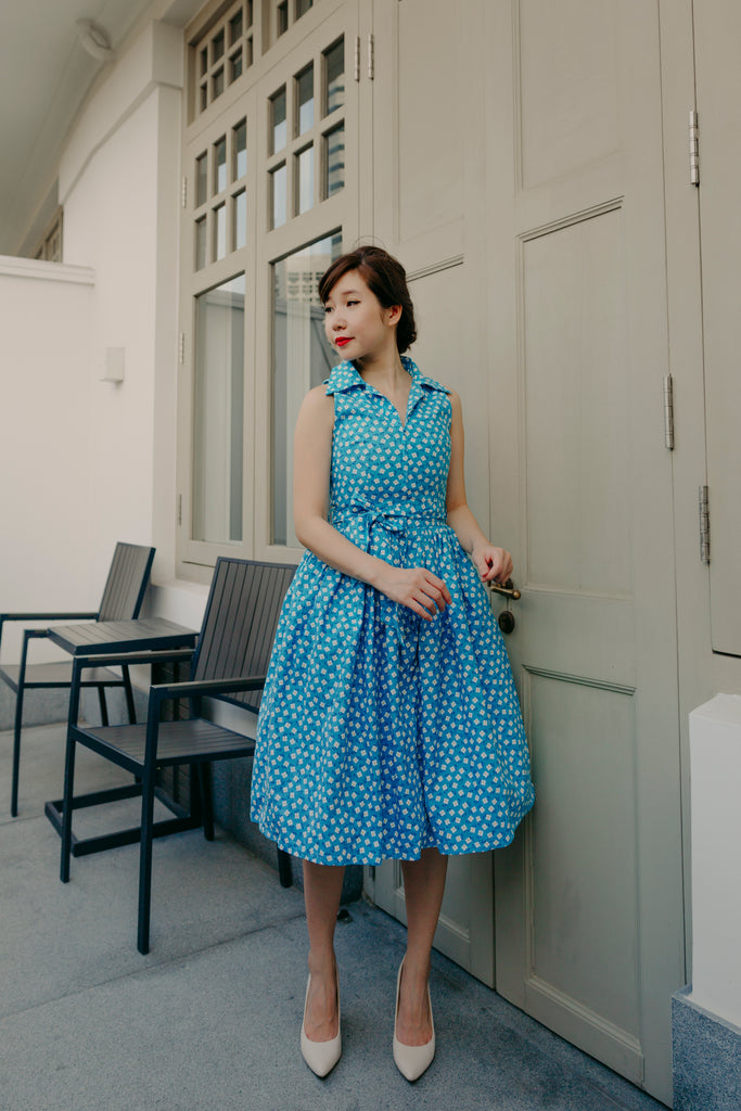 Betty Swing Dress in Pushing Daisies