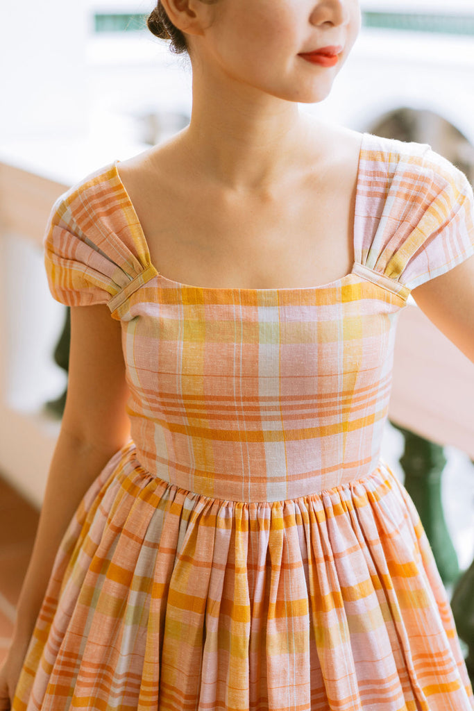 Harmon Swing Dress in Cotton Candy