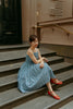Winnie Swing Dress in Liberty London’s Blue Floral (Pre-Order)
