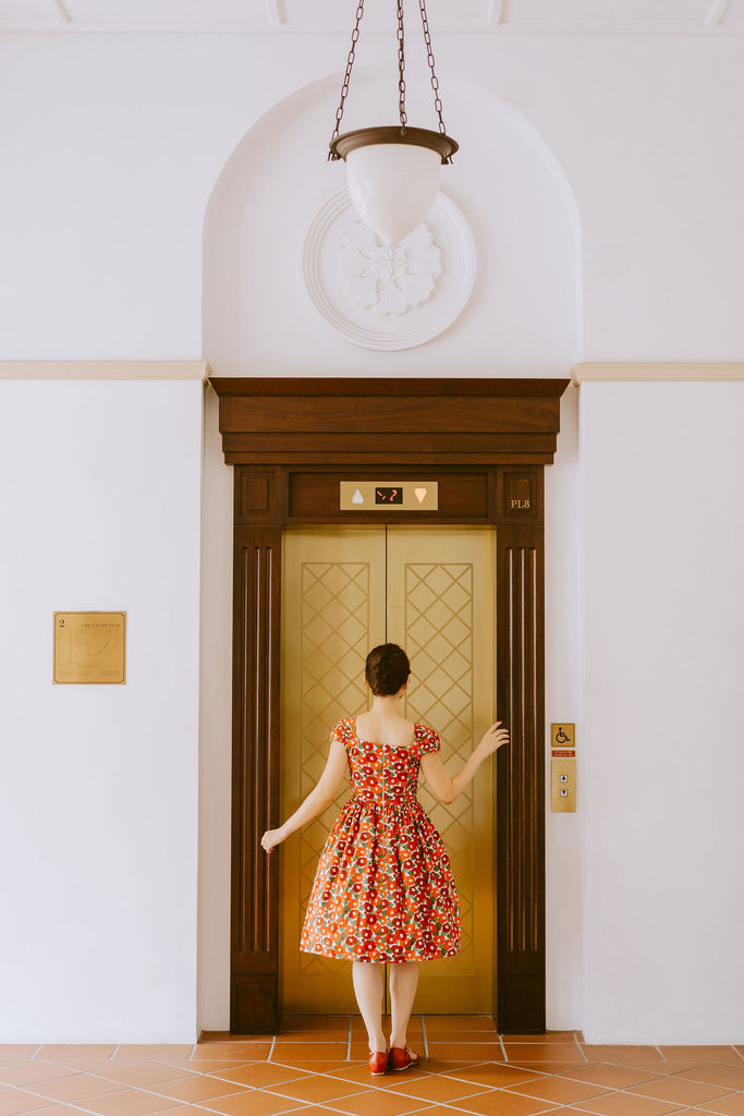 Harmon Swing Dress in Camellia