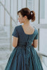 Tweedle Swing Dress in Navy Stripes