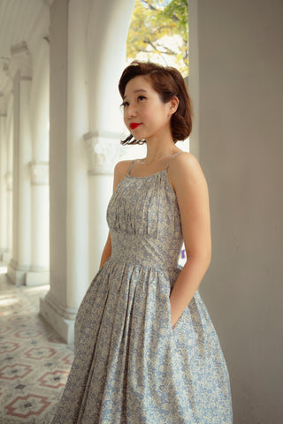 Penny Swing Dress in Blue Coral