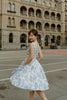 Florence Swing Dress in Toile du Jouy