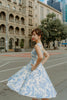 Florence Swing Dress in Toile du Jouy
