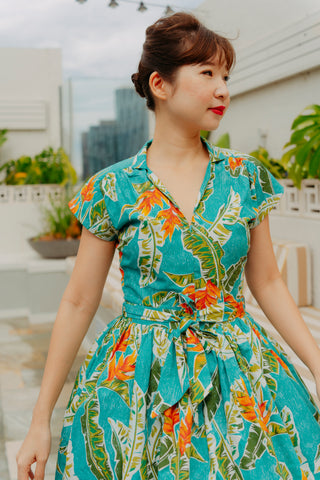 Su Li-Zhen Cheongsam in Sand Plaid
