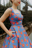 Florence Swing Dress in Vintage Camellia