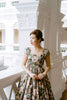Harmon Swing Dress in Liberty London's Rosea