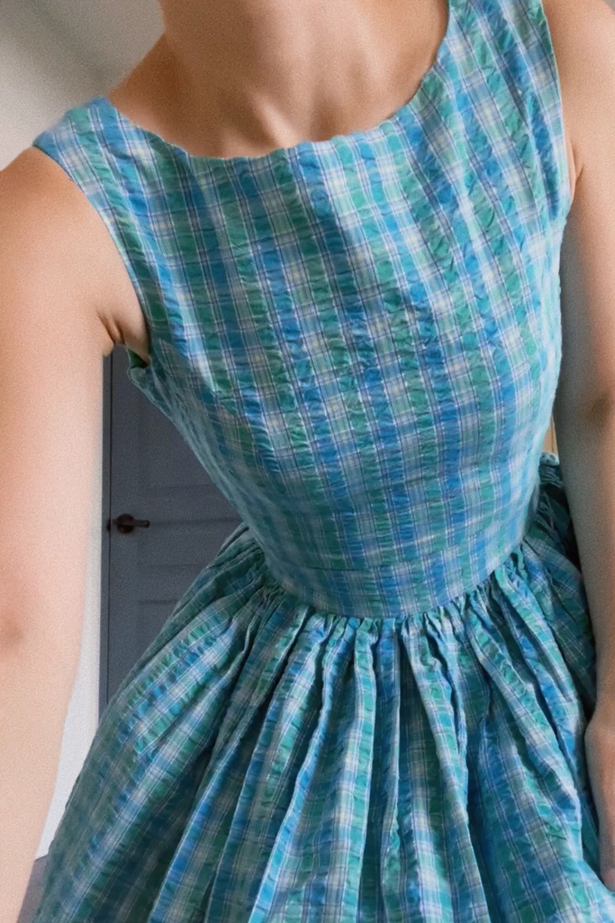 Seersucker Tea Dress