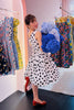 White And Black Polka Tea Dress