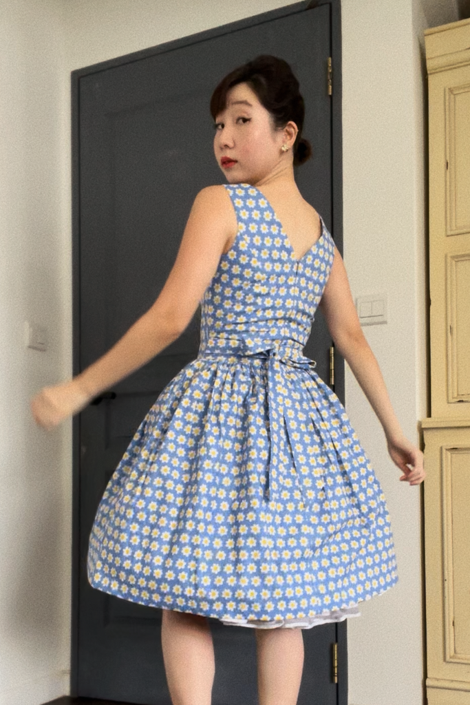 Korean Daisy Tea Dress