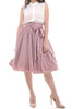 Dita Swing Skirt In Dusty Pink