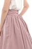 Dita Swing Skirt In Dusty Pink