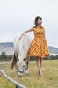 Miyuki Tea Dress in Mustard