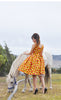 Miyuki Tea Dress in Mustard