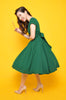 Lulu Belle Dress in Emerald
