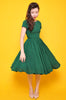 Lulu Belle Dress in Emerald