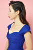 Lou Swing Dress In Cobalt