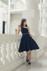 Margaret Toga Dress In Black