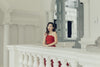 Margaret Toga Dress In Red