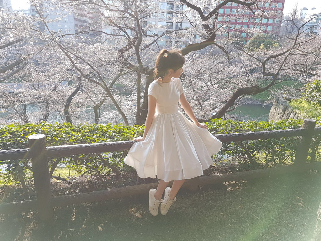 Lulu Belle Dress in White