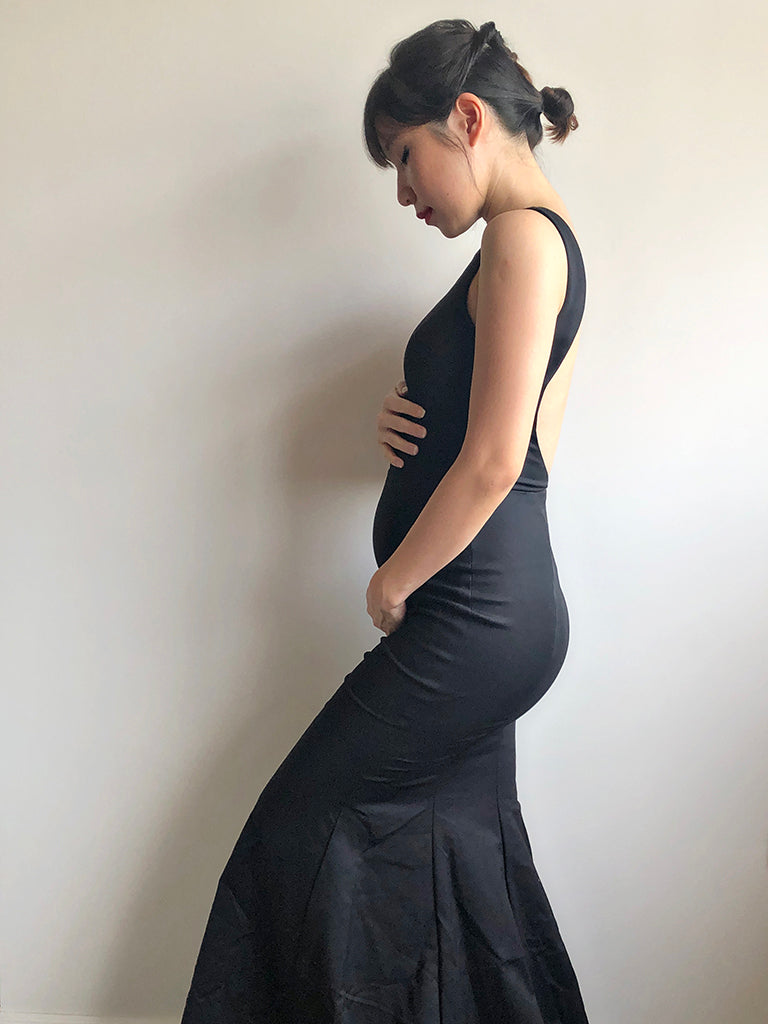 Edith Backless Gown