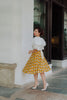 Audrey Swing Skirt In Crane