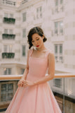 Florence Swing Dress in Millennial Pink