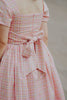 Peggy O Dress in Cotton Candy Gingham