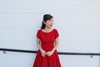 Lulu Belle Dress in Red