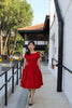 Lulu Belle Dress in Red