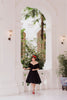 Bridgitte Puff Sleeve Dress in Black