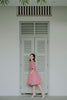Miko Kimono Dress in Red Gingham