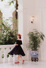 Bridgitte Puff Sleeve Dress in Black