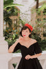 Bridgitte Puff Sleeve Dress in Black